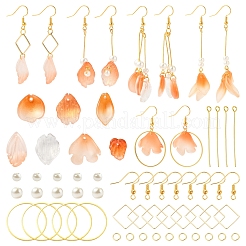 Наборы для изготовления сережек и подвесок из стекла на осеннюю тематику своими руками&nbsp;DIY-FS0008-91