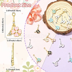 10 шт. подвески из сплава со стразами&nbsp;FIND-YW0008-91A