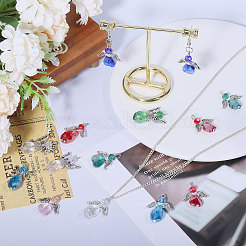 Подвески из гальванического стекла 28шт.&nbsp;FIND-CA0007-83