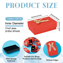 Картонные коробки для упаковки ювелирных изделий с блестками&nbsp;LS-CON-TAC0008-08C