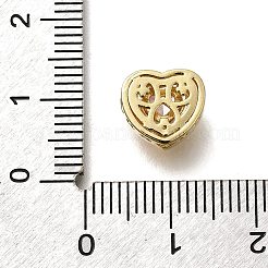 Латунные кубические циркониевые сердечки многорядные звенья&nbsp;KK-M316-10G-02