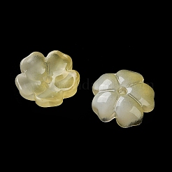 Bouchon de perle de verre à dégradé de couleurs teint et chauffé&nbsp;GLAA-D307-01J