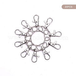 Сплав цинка шарнирных омаров коготь застежки&nbsp;PALLOY-YW0001-02P