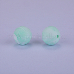 Perles focales rondes en silicone&nbsp;SI-JX0046A-60