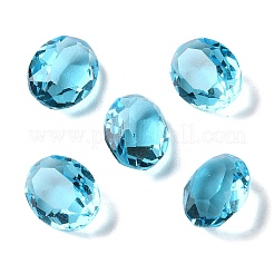 Cabochon di strass di vetro trasparente&nbsp;RGLA-B003-04A