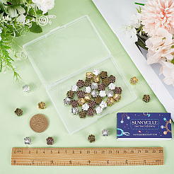 50 шт. 5 цвета тибетские европейские бусины&nbsp;MPDL-SC0001-09