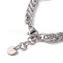 Bracciale in pietra con pietre preziose miste per donna ragazza&nbsp;BJEW-F418-08