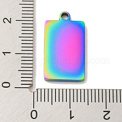 Pendentifs en acier inoxydable 304 avec placage ionique (IP)&nbsp;STAS-D025-06M-01