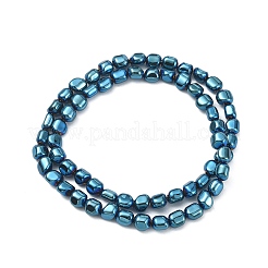 Fili di perline di ematite sintetica non magnetica elettrolitica&nbsp;G-C024-01D
