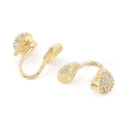 Латунные серьги с клипсами&nbsp;LS-KK-K371-27B-G