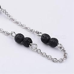 Цепочки для ног из нержавеющей стали 304&nbsp;AJEW-AN00170-02