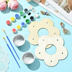 2 комплект цветочной деревянной кормушки для птиц своими руками&nbsp;DIY-CJ0002-55