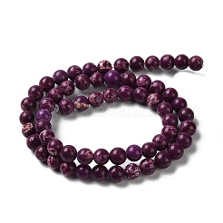 Синтетические окрашенные нити императорской яшмы&nbsp;G-D077-A01-01D