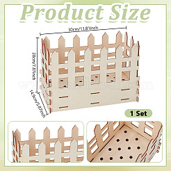 Holzvasenbausätze für Blumensträuße&nbsp;DIY-WH0010-90