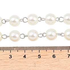 Стекла ручной работы из бисера жемчужные ожерелья цепи для / браслеты делает&nbsp;AJEW-PH00633-02