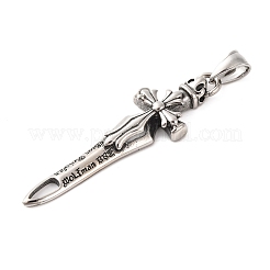 Большие подвески из хирургической нержавеющей стали 316 STAS-Z073-16AS