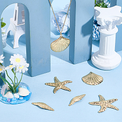 6 шт. 3 стиля подвески из нержавеющей стали 304&nbsp;STAS-BBC0008-66