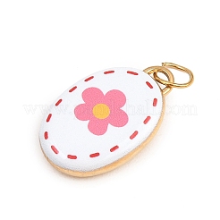 Pendentifs en acier inoxydable 304 émaillés&nbsp;LS-STAS-B138-04G