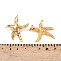 Серьги-гвоздики из нержавеющей стали 304&nbsp;EJEW-K310-01G