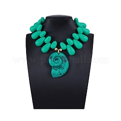 Подвеска из смолы в форме раковины&nbsp;LS-NJEW-Z094-01G