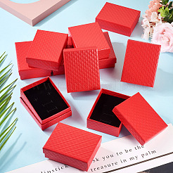 Boîtes de rangement cadeaux en carton texturé losange&nbsp;CON-TAC0010-03A-04