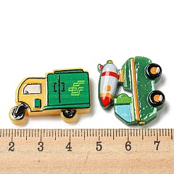 Undurchsichtige Decoden-Cabochons aus Harz&nbsp;RESI-F052-B09