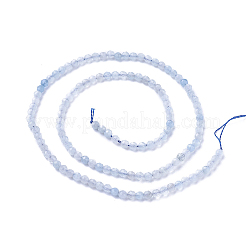 Природные Аквамарин бисер нитей&nbsp;G-F619-05-2mm
