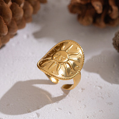 Anillos abiertos de acero inoxidable 304 para mujer&nbsp;SM8613
