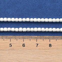 Гальванические нити из синтетических немагнитных гематитовых бусин&nbsp;G-U003-07