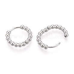 Серьги-кольца из нержавеющей стали 304 для женщин&nbsp;EJEW-N059-20P