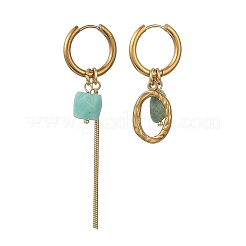 Orecchini a cerchio huggie in acciaio inossidabile 202&nbsp;EJEW-JE07392