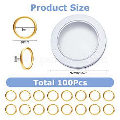 100 шт. латунный маркер для фиксации стежков&nbsp;FIND-HS0002-20G