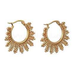Pendientes de aro de acero inoxidable 304&nbsp;EJEW-MZ00753