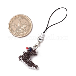 Белка стеклянный бисер бисерные подвески мобильные ремни&nbsp;HJEW-MZ00191