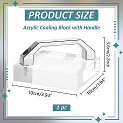 Acryl-Kühlblock mit Griff&nbsp;DIY-BC0016-93
