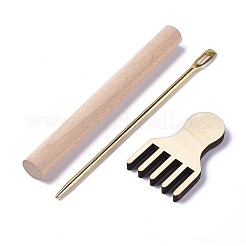 Kits de métier à tisser en bois bricolage&nbsp;DIY-WH0162-03A