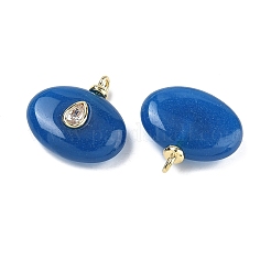 Крашеные натуральный белый нефрит подвески&nbsp;KK-C251-01D-01