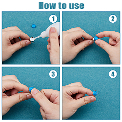 80 шт. 5-х цветные железные регулируемые кольца&nbsp;IFIN-HS0001-01B