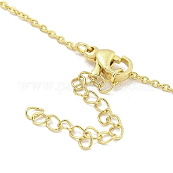 Латунь подвесные ожерелья&nbsp;NJEW-Z032-02G