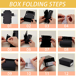 24 шт. складные картонные бумажные упаковочные коробки&nbsp;CON-GA0001-30B