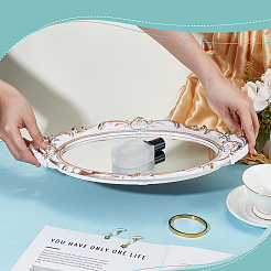 Стеклянные зеркальные ювелирные пластины&nbsp;AJEW-WH0695-058B