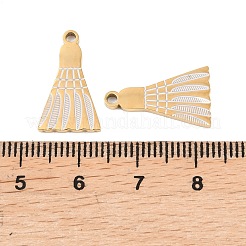 304 Edelstahl-Emaille-Anhänger&nbsp;STAS-Z190-07G-01