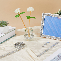 Стразы для термоаппликации из стекла (двусторонняя клейкая основа).&nbsp;DIY-WH0683-90C