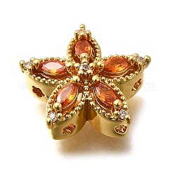 Многожильные звенья из латуни с паве из кубического циркония&nbsp;KK-F913-14G