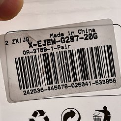 Массивные латунные серьги-кольца для женщин&nbsp;EJEW-G297-20G