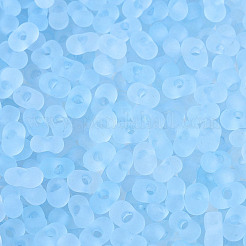 Perline di vetro trasparente satinato fgb&nbsp;SEED-N013-06A-11