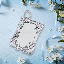 1 комплект пластиковых брелоков в виде фоторамки&nbsp;AJEW-SC0004-13