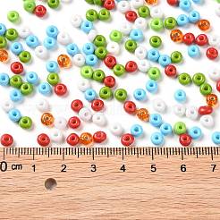 Perline di semi di vetro di colori opachi e trasparenti e metallici&nbsp;SEED-A030-07C
