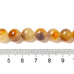Naturali tinti giada bianca fili di perline&nbsp;G-M402-C04-14