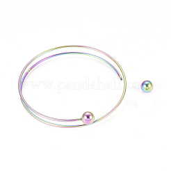 Placcatura ionica (ip) 304 braccialetti in acciaio inossidabile che fanno&nbsp;MAK-K019-01M
